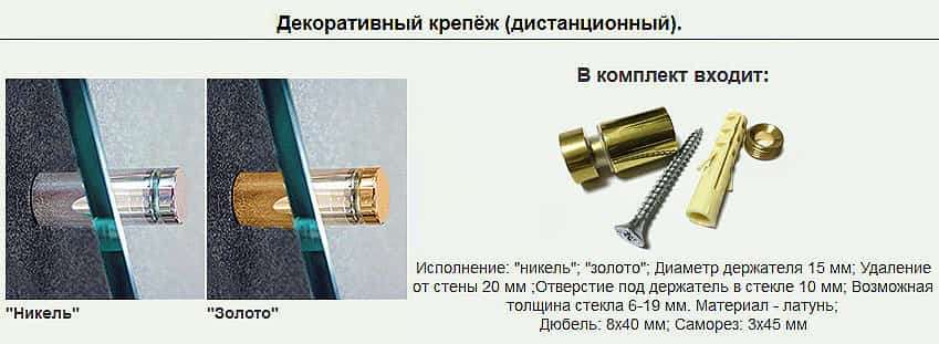 Декоративный крепёж